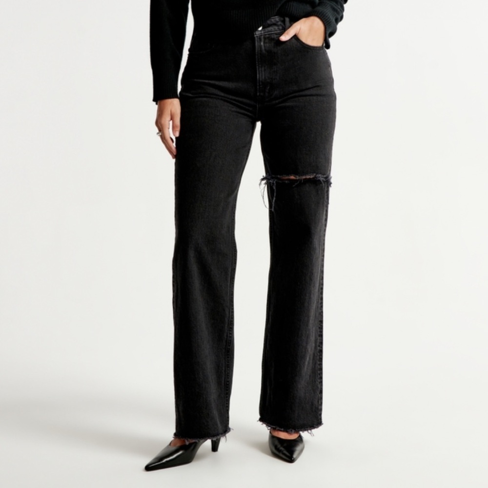 A&F High Rise 90s Relaxed Jeans